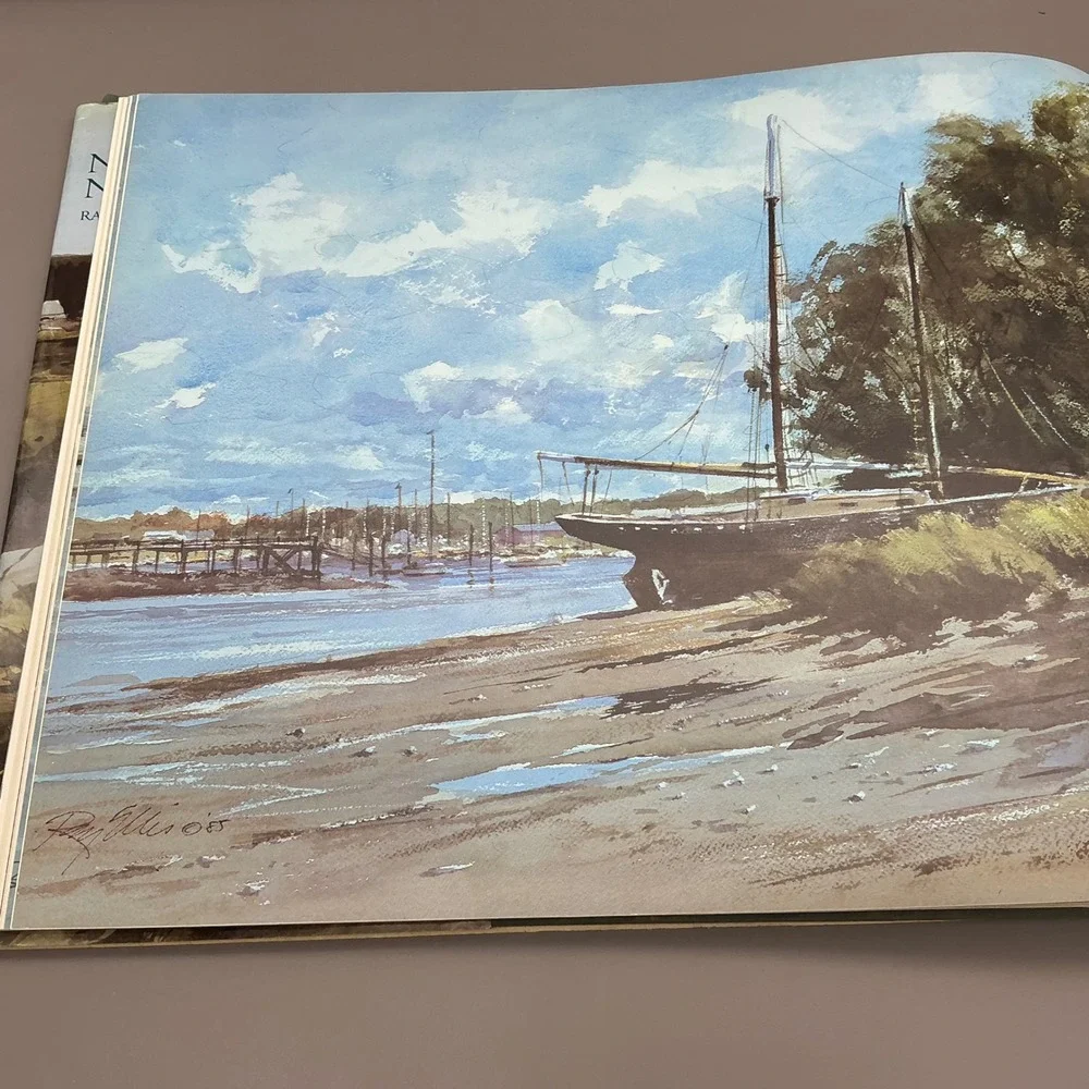 North by Northeast Ray Ellis Walter Cronkite 1986 First Edition Hardcover Art